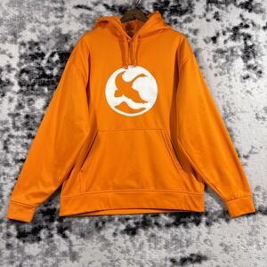 Gander Mountain Hoodie Mens Size Large‎ Orange Long Sleeve Hunting Casual